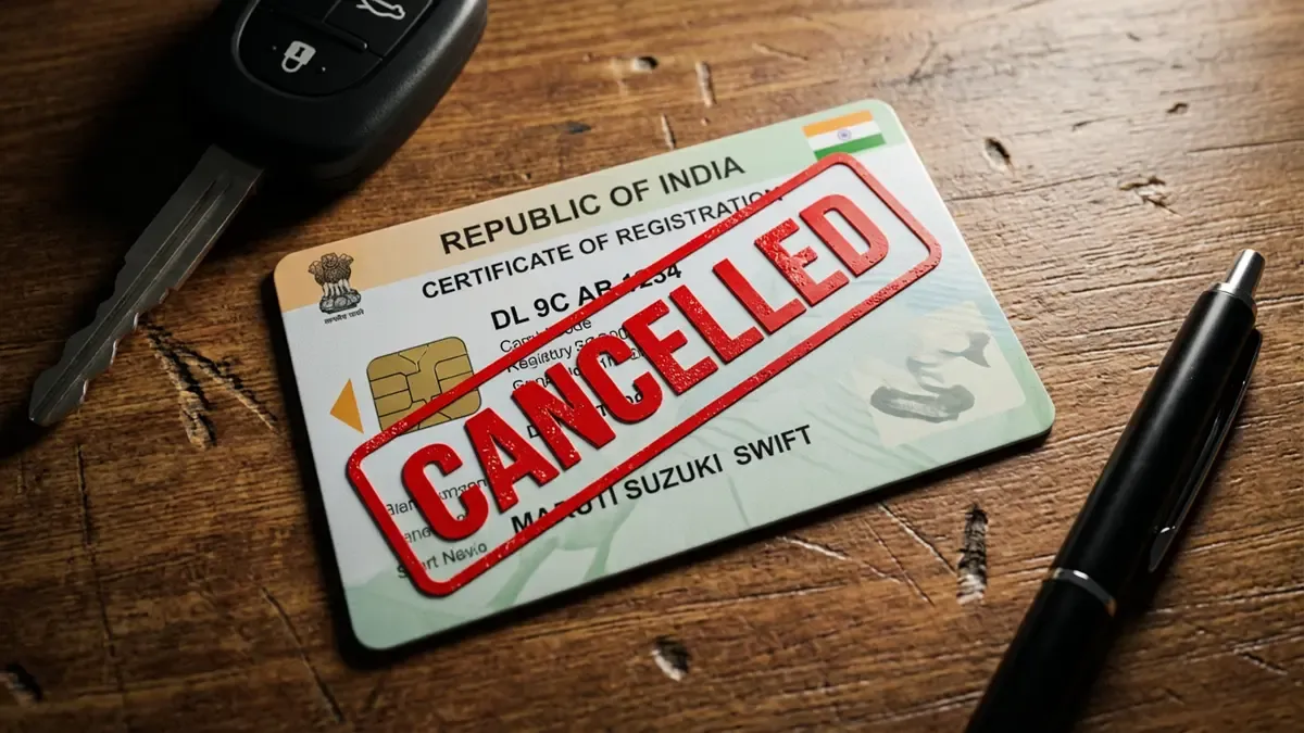 Vehicle RC Cancellation Process Online at Parivahan