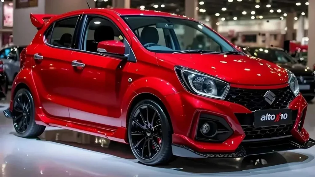 Maruti Alto K10 2025 exterior showing compact hatchback design with modern styling and fuel efficiency