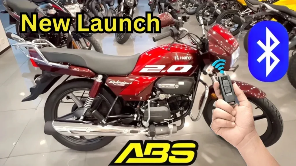Hero Splendor Plus 2025 side profile showing classic commuter bike design with modern styling elements